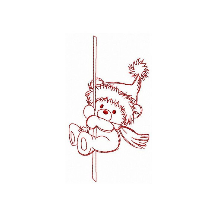 I'm afraid embroidery design - Embroidery Design