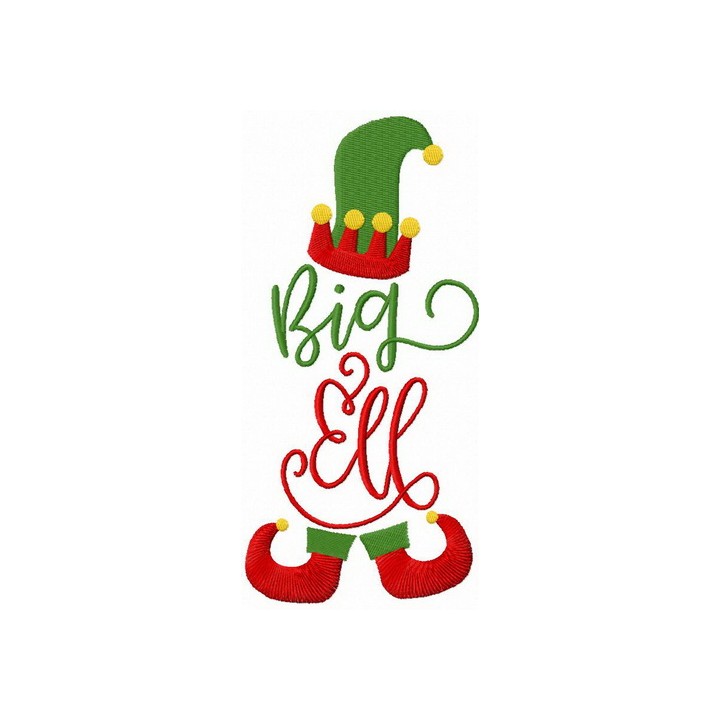 Big elf embroidery design - Embroidery Design