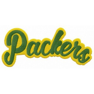 Packers wordmark logo embroidery design - Embroidery Design
