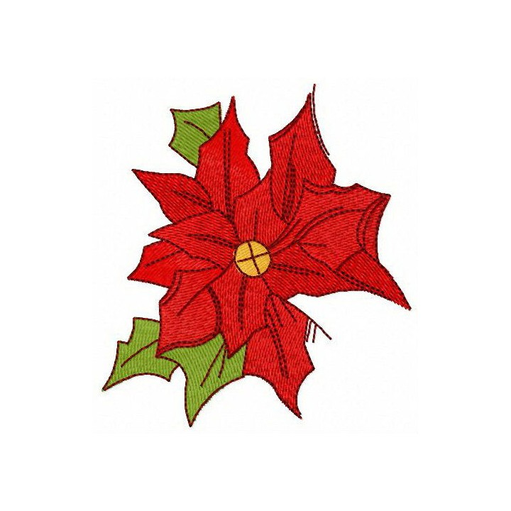 Christmas star embroidery design - Embroidery Design