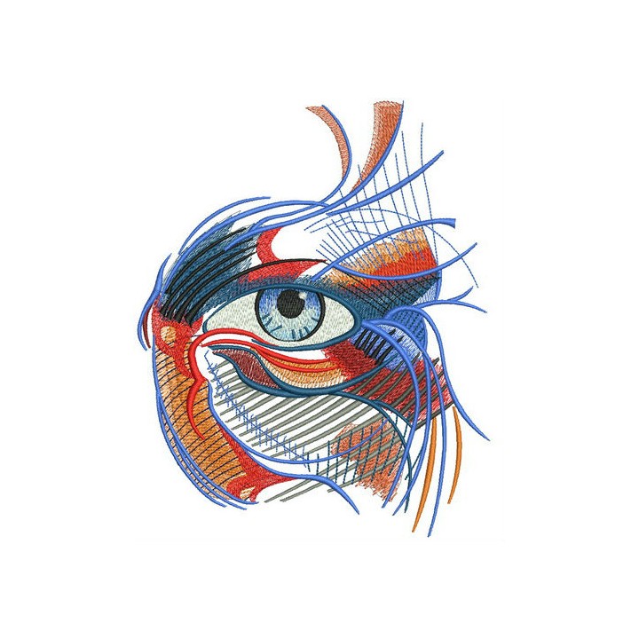 Mystical eye embroidery design - Embroidery Design