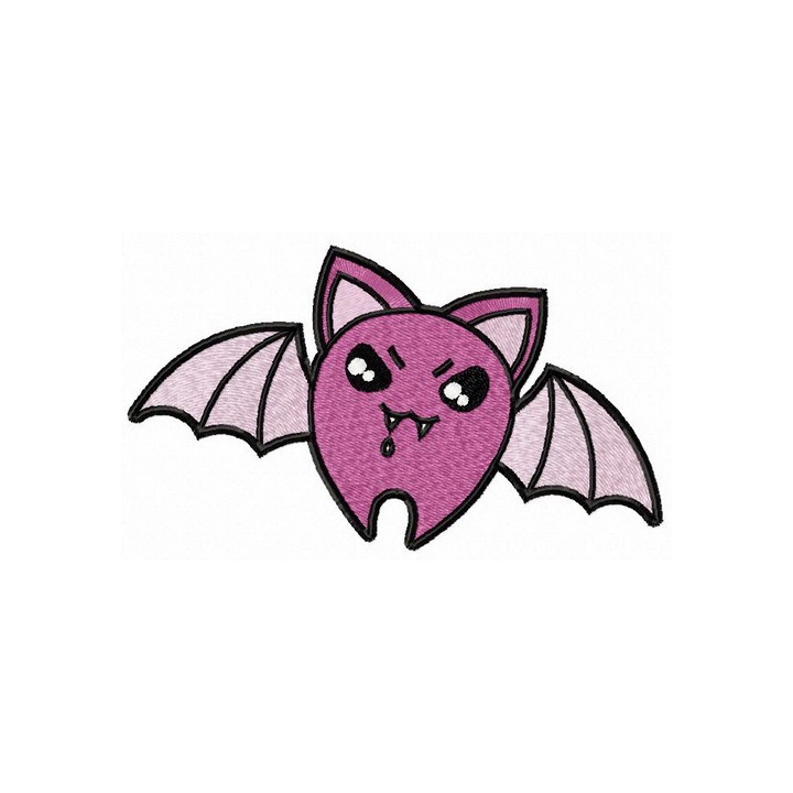 Bloodthirsty bat embroidery design - Embroidery Design