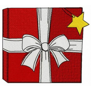 Christmas gift embroidery design - Embroidery Design