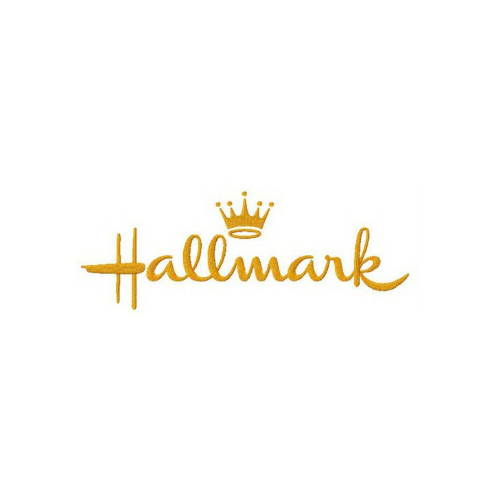 Hallmark logo embroidery design - Embroidery Design