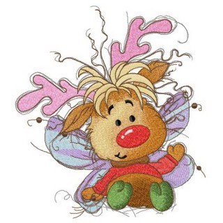 Fawn's fairy costume embroidery design - Embroidery Design