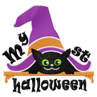 My st Halloween embroidery design - Embroidery Design
