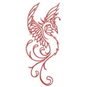 Preview of 'My Dreams About Firebird' embroidery design featuring a vibrant firebird motif for creative stitching.