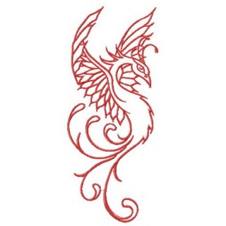 My dreams about firebird embroidery design - Embroidery Design