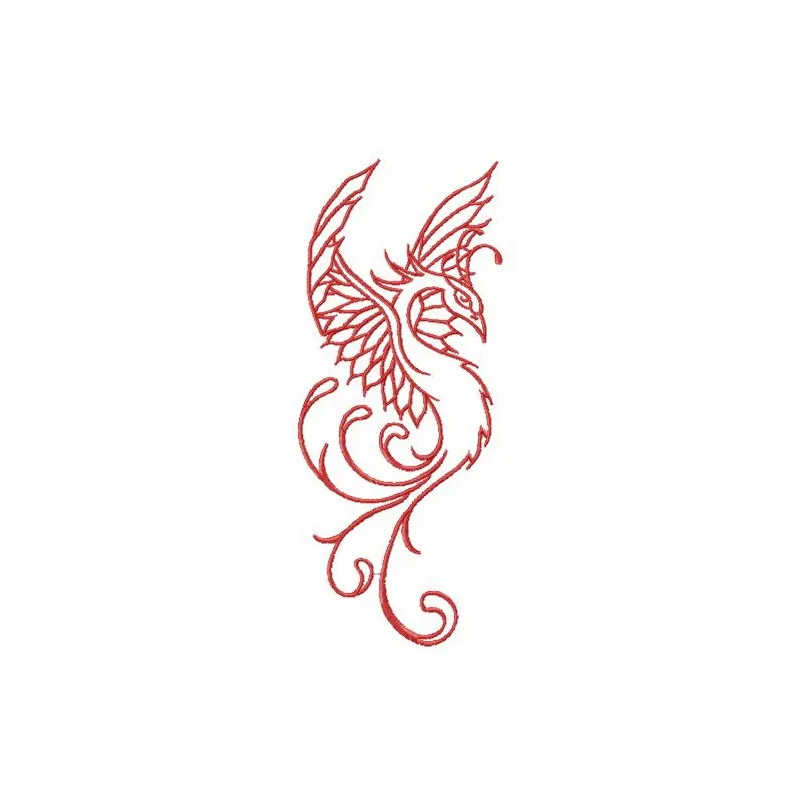 Preview of 'My Dreams About Firebird' embroidery design featuring a vibrant firebird motif for creative stitching.