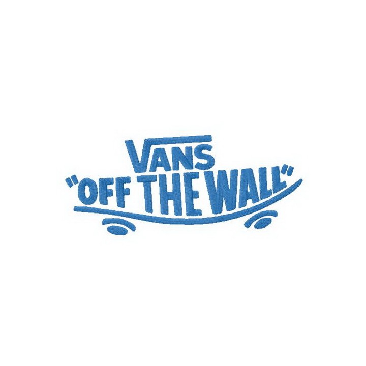 Vans alternative logo embroidery design - Embroidery Design
