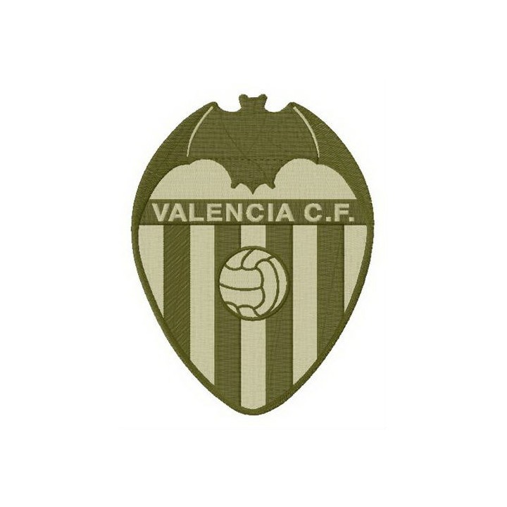 Valencia CF alternative logo embroidery design - Embroidery Design
