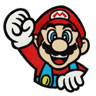 Bravo Mario embroidery design - Embroidery Design