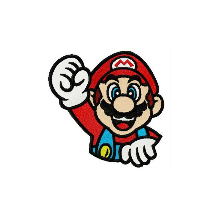 Bravo Mario embroidery design - Embroidery Design