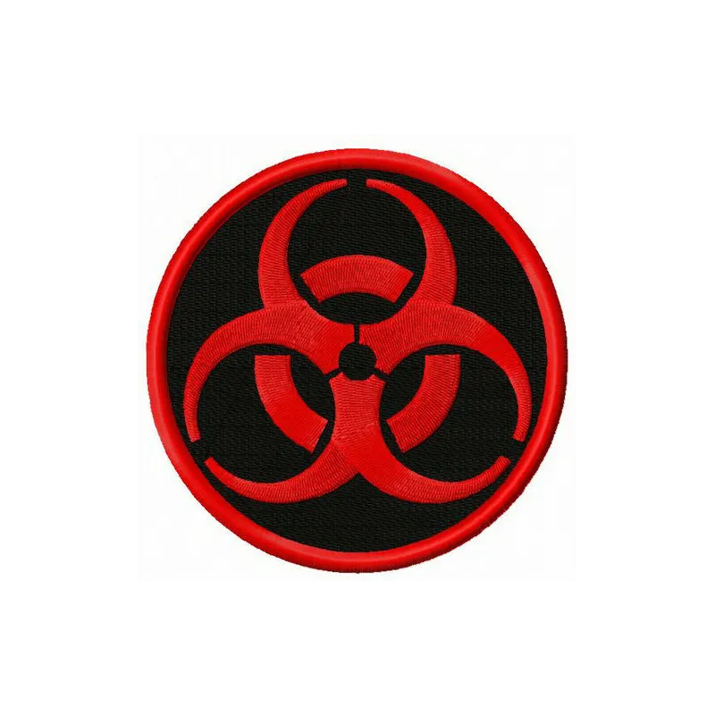 Preview of the Zombie Outbreak Response Team alternative logo embroidery design for gaming enthusiasts.
