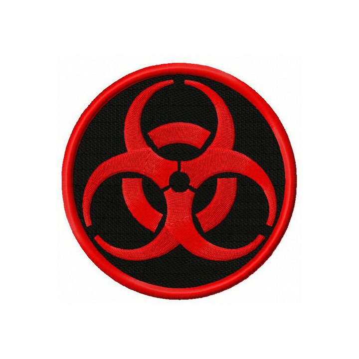Zombie Outbreak Response Team alternative logo embroidery design - Embroidery Design