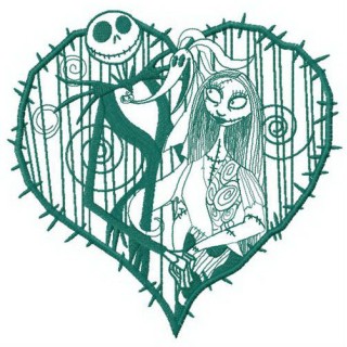 Pumpkin King and company embroidery design - Embroidery Design