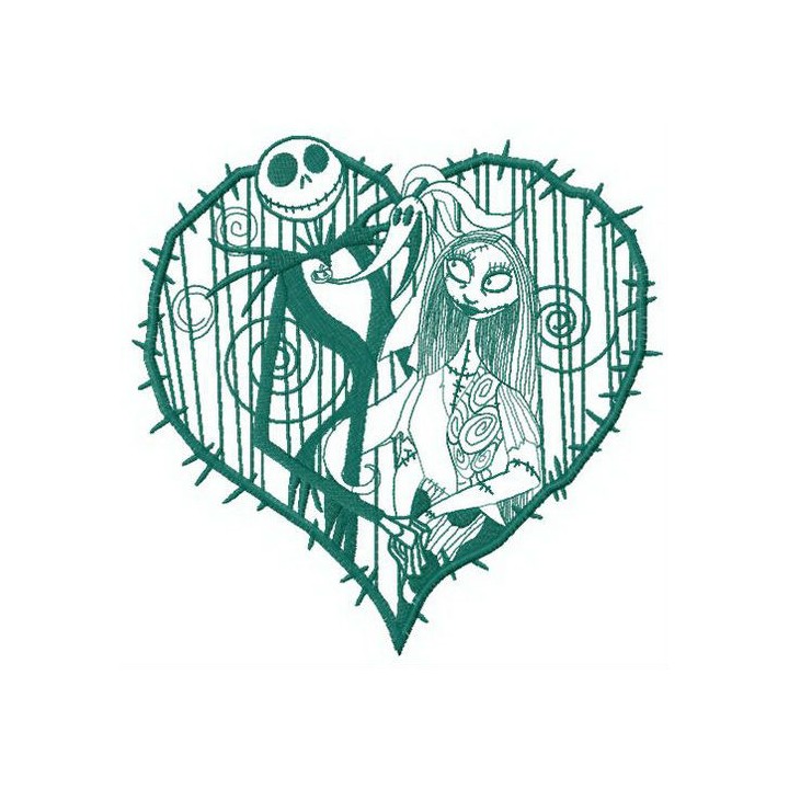 Pumpkin King and company embroidery design - Embroidery Design