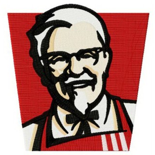 KFC logo embroidery design - Embroidery Design