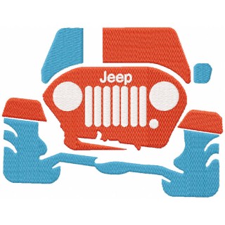 Jeep trip embroidery design - Embroidery Design