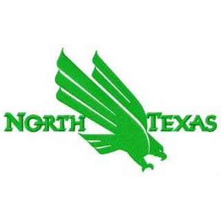 North Texas Mean Green logo embroidery design - Embroidery Design