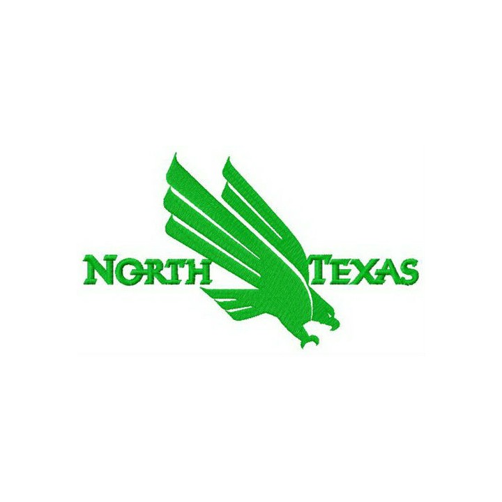 North Texas Mean Green logo embroidery design - Embroidery Design