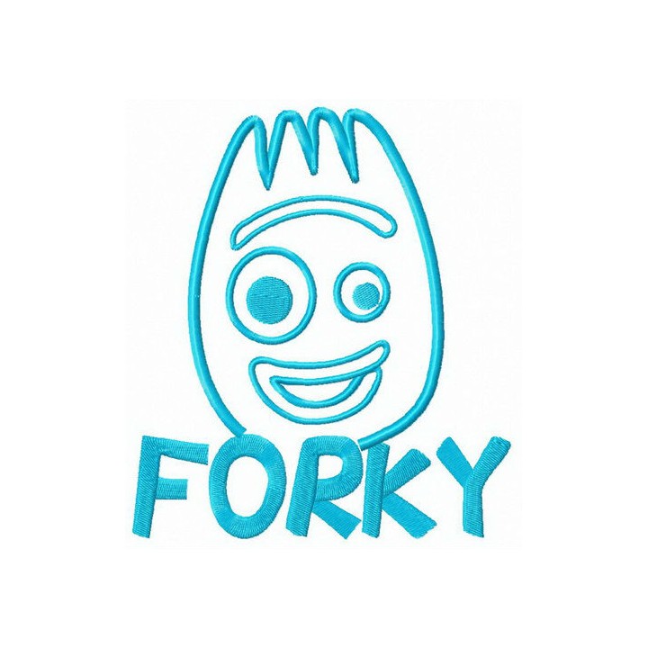 Forky Toy Story embroidery design - Embroidery Design