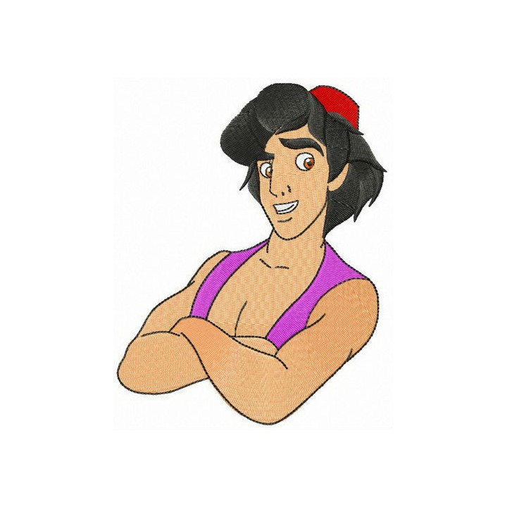 Brave Aladdin embroidery design - Embroidery Design
