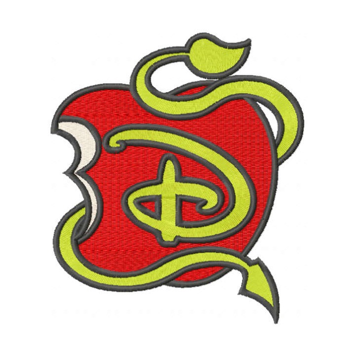 Disney Descendants Logo embroidery design - Embroidery Design