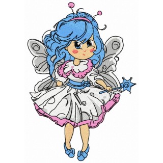 Malvina fairy embroidery design - Embroidery Design