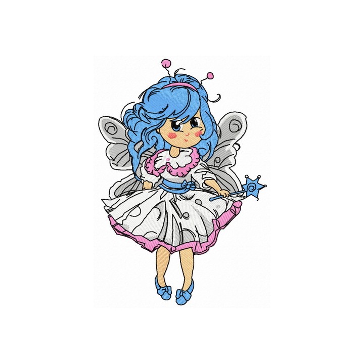 Malvina fairy embroidery design - Embroidery Design