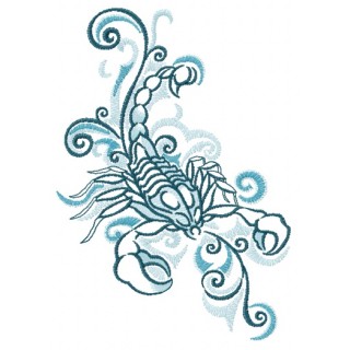 Scorpion spirit embroidery design - Embroidery Design