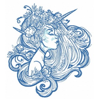 Magnificent devil embroidery design - Embroidery Design