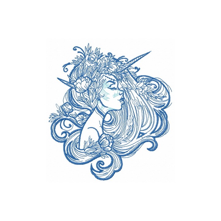 Magnificent devil embroidery design - Embroidery Design