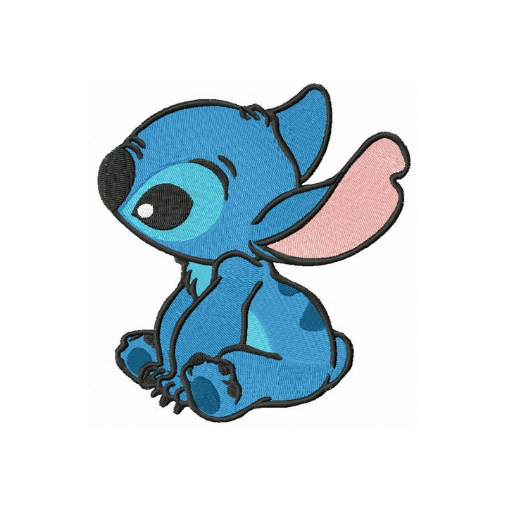 Amused Stitch embroidery design - Embroidery Design