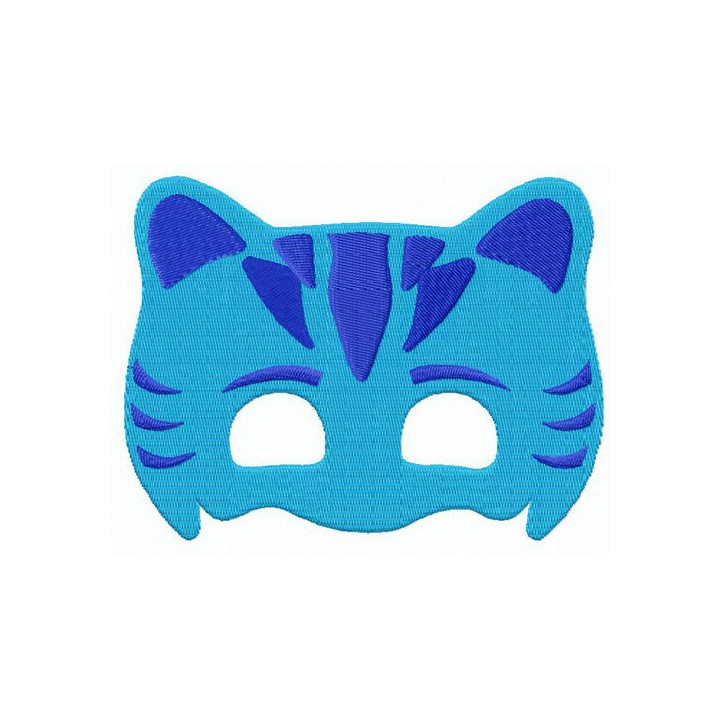 Catboy mask embroidery design - Embroidery Design