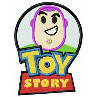 Toy Story badge embroidery design - Embroidery Design