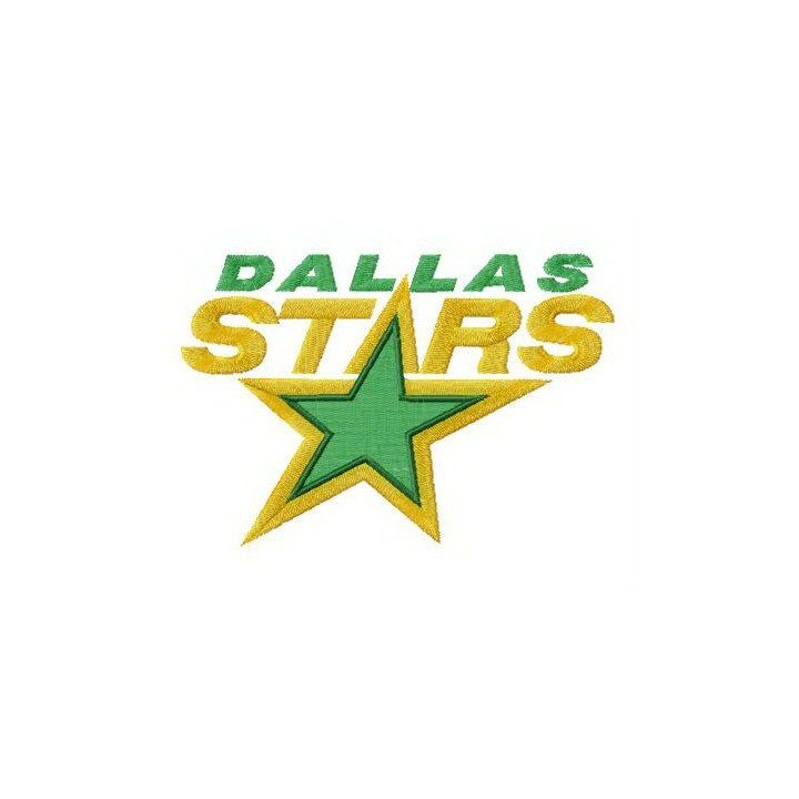 Dallas Stars alternative logo embroidery design - Embroidery Design