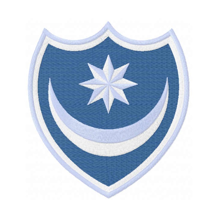 Portsmouth Fc Logo 2019 embroidery design - Embroidery Design