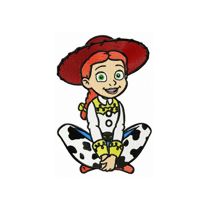 Pretty Jessie embroidery design - Embroidery Design