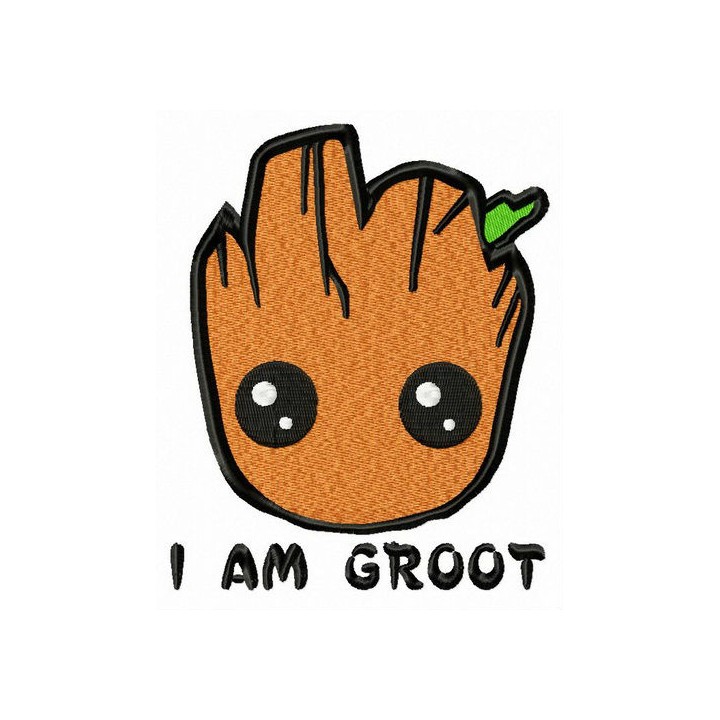 I am Groot embroidery design - Embroidery Design
