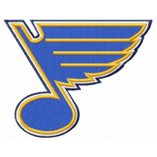 St. Louis Blues logo embroidery design - Embroidery Design