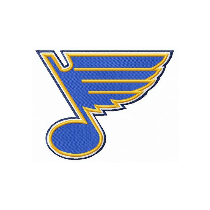 St. Louis Blues logo embroidery design - Embroidery Design