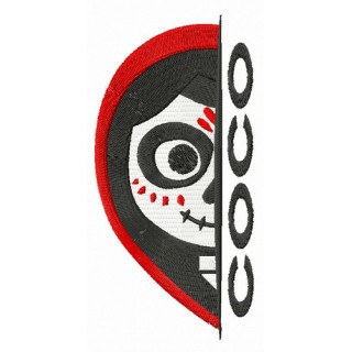 Miguel Rivera Coco embroidery design - Embroidery Design