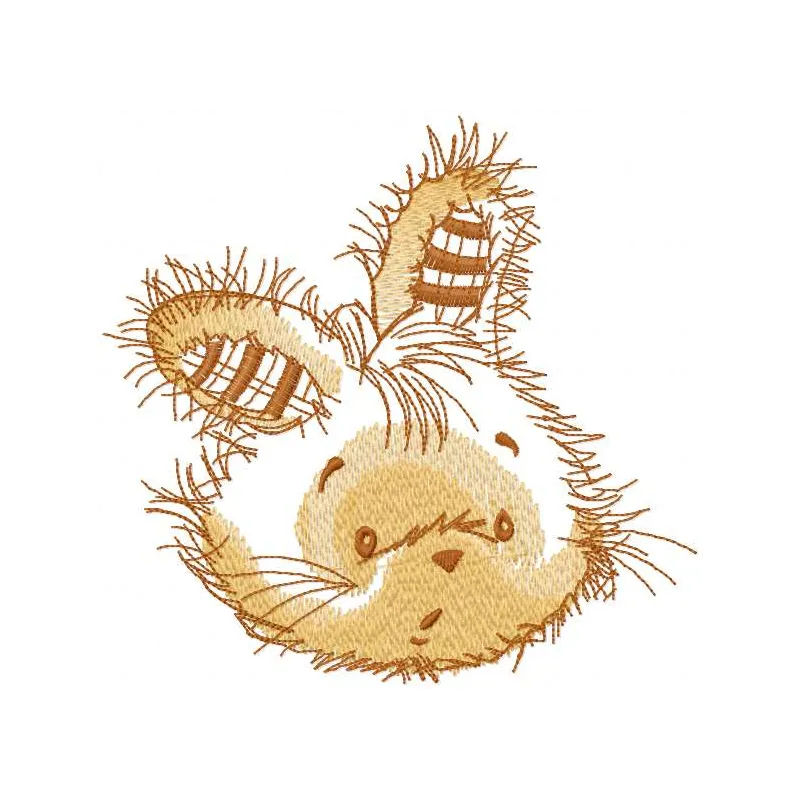 Happy Bunny muzzle 2 embroidery design featuring a cheerful bunny face, perfect for stitching on children's apparel.