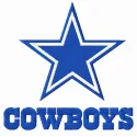Dallas Cowboys logo embroidery design showcasing a stitched motif ideal for apparel and accessories.
