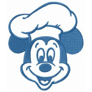 Cook Mickey embroidery design - Embroidery Design
