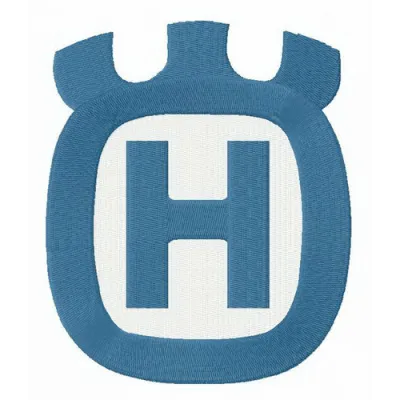Preview of Husqvarna Sewing Machines alternative logo embroidery design for stitching on various fabrics.