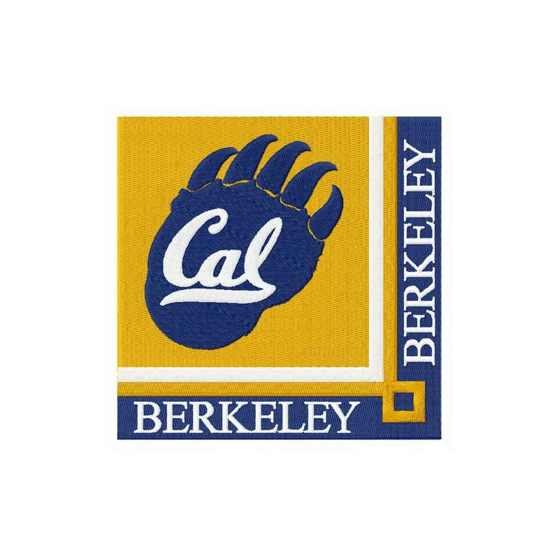 California Golden Bears logo embroidery design preview showcasing intricate stitching patterns for enthusiasts.