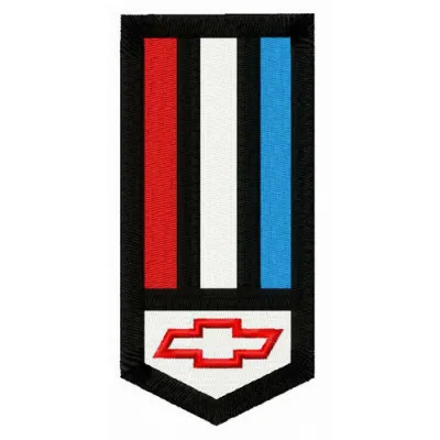 Chevrolet Camaro alternative logo embroidery design preview showcasing intricate stitching patterns.