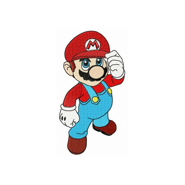 I'm Mario, nice to meet you embroidery design - Embroidery Design